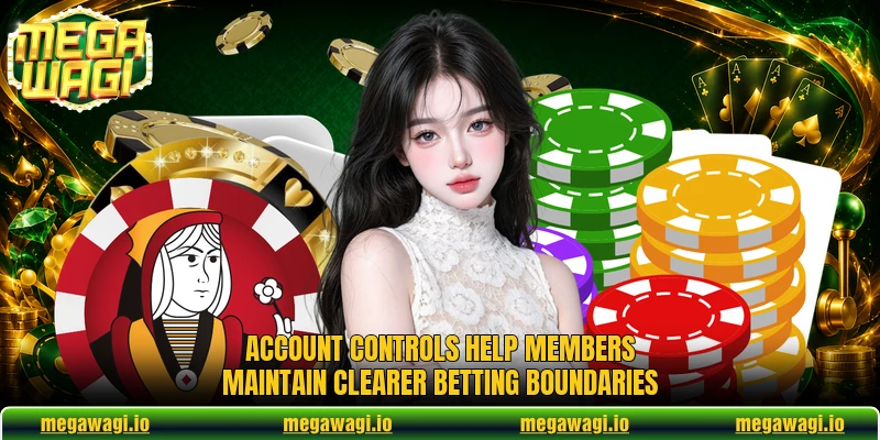 Account controls help members maintain clearer betting boundaries Account controls help members maintain clearer betting boundaries