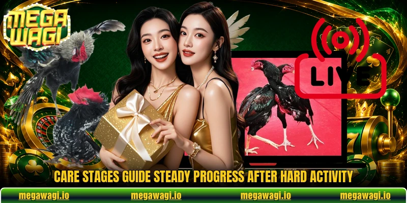 Care stages guide steady progress after hard activity Care stages guide steady progress after hard activity