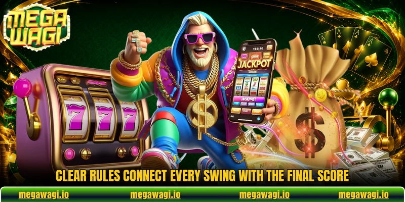 Clear rules connect every swing with the final score Clear rules connect every swing with the final score