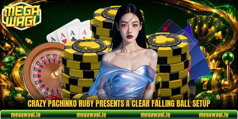 Crazy Pachinko Ruby presents a clear falling ball setup Crazy Pachinko Ruby presents a clear falling ball setup
