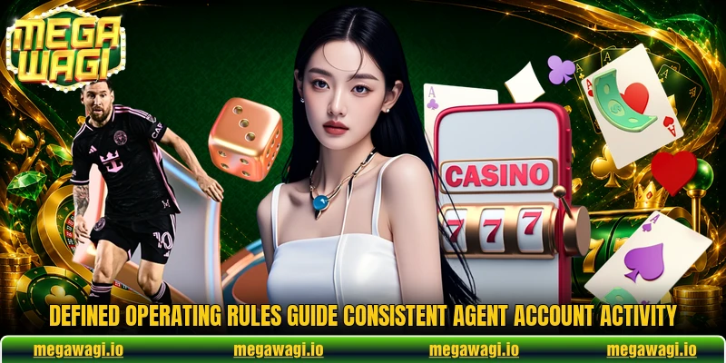 Defined operating rules guide consistent agent account activity