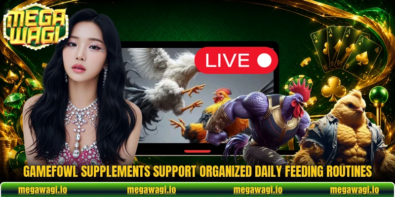 Gamefowl Supplements support organized daily feeding routines Gamefowl Supplements support organized daily feeding routines