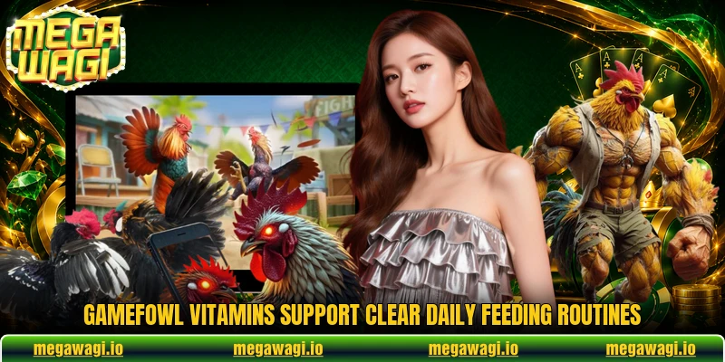 Gamefowl Vitamins support clear daily feeding routines Gamefowl Vitamins support clear daily feeding routines