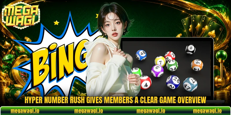 Hyper Number Rush gives members a clear game overview