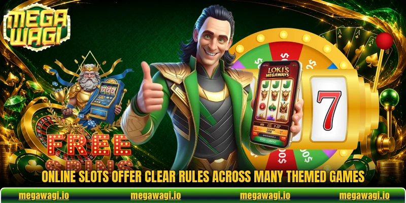 Online slots offer clear rules across many themed games Online slots offer clear rules across many themed games