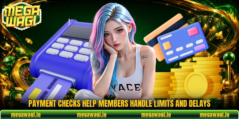 Payment checks help members handle limits and delays