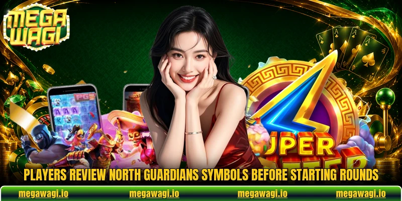 Players review North Guardians symbols before starting rounds Players review North Guardians symbols before starting rounds