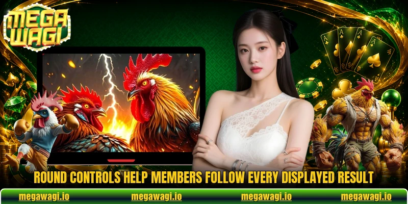 Round controls help members follow every displayed result Round controls help members follow every displayed result