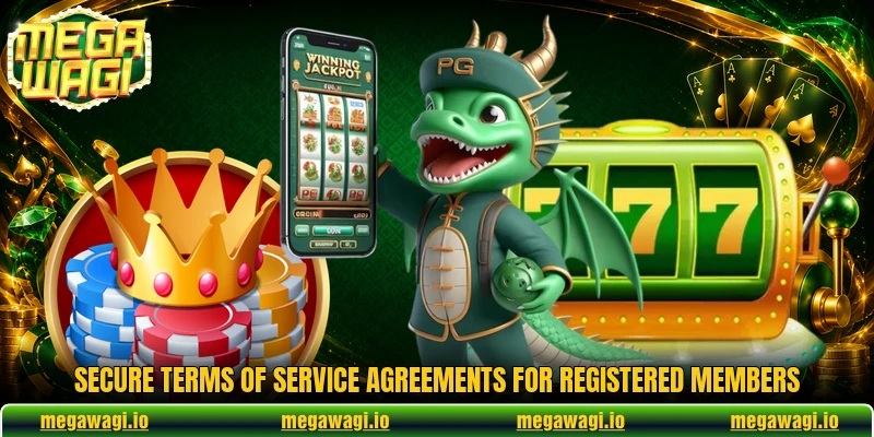Secure terms of service agreements for registered members Secure terms of service agreements for registered members