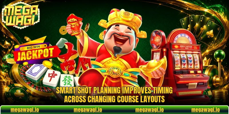 Smart shot planning improves timing across changing course layouts Smart shot planning improves timing across changing course layouts