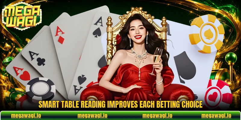 Smart table reading improves each betting choice Smart table reading improves each betting choice