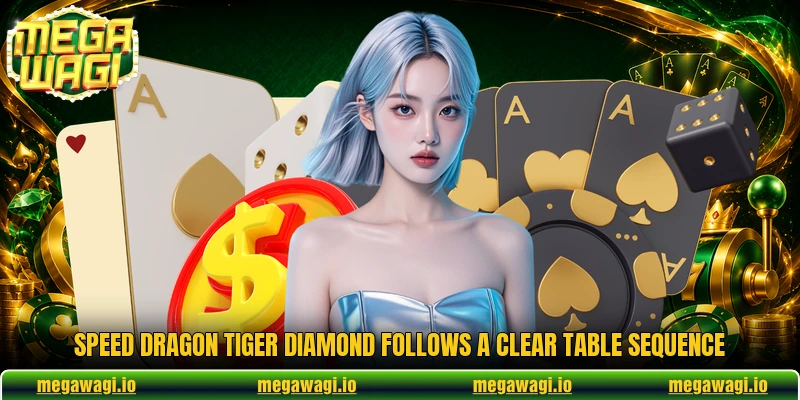Speed Dragon Tiger Diamond follows a clear table sequence Speed Dragon Tiger Diamond follows a clear table sequence