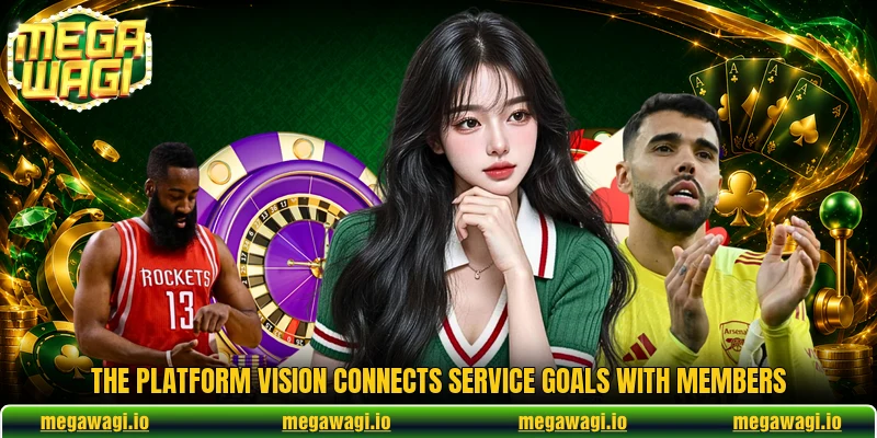 The platform vision connects service goals with members The platform vision connects service goals with members
